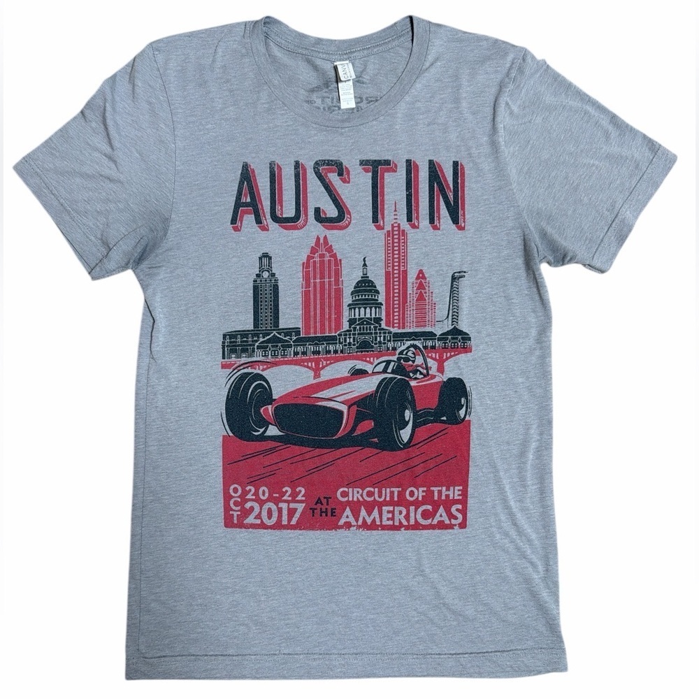 2017 Formula 1 Grand Prix Circuit of the Americas Austin Texas T-Shirt Size S